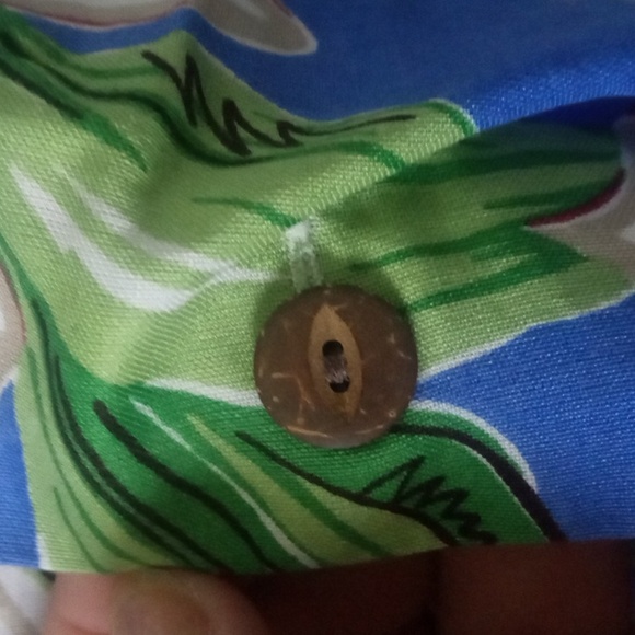 Polo by Ralph Lauren Blue and Green Floral Shirt Sz.2x - Picture 5 of 8